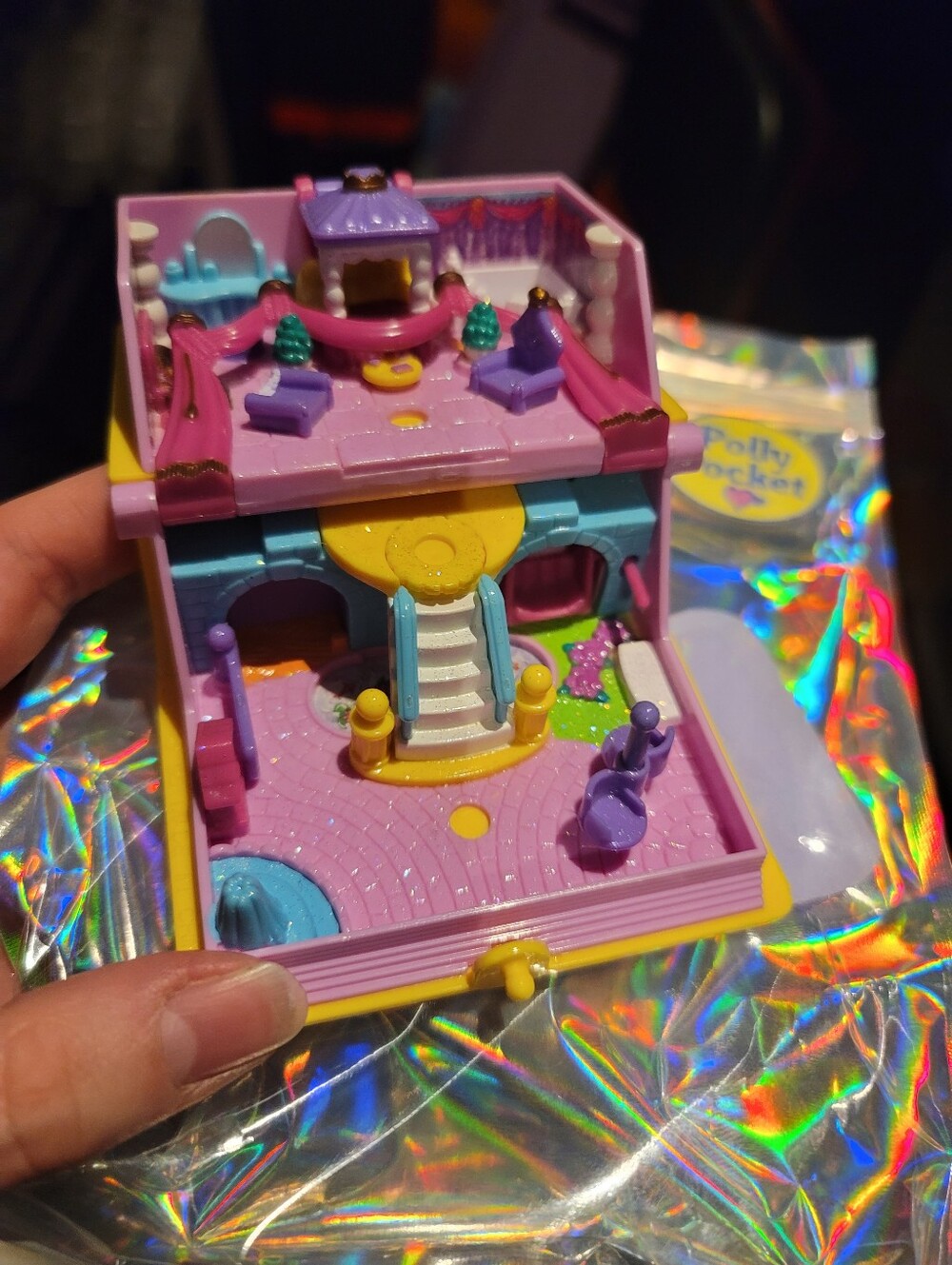 Vintage Polly Pocket Castle Book Compact